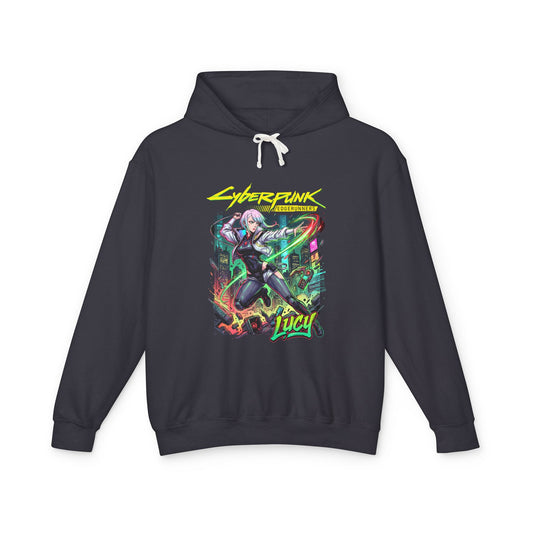 Cyberpunk Edgerunners Lucy Monowire Quickhack Combat Design Unisex Premium Hoodie