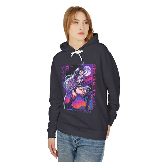 Nine Chaos Zero Nightmare Vanguard Mercenary Big Sword Galaxy Top Fan Art Portrait Unisex Premium Hoodie