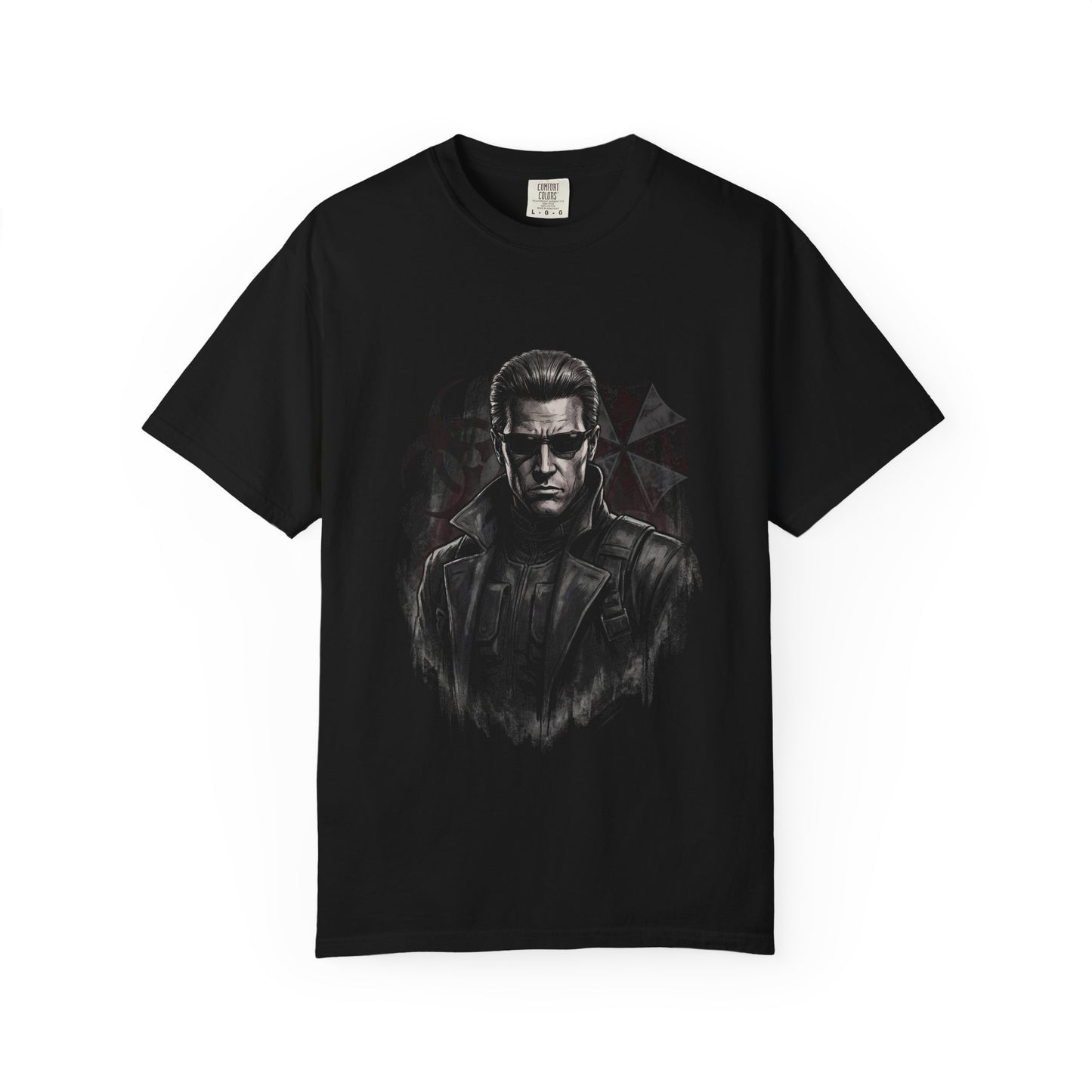 Vaporwave Resident Evil Albert Wesker Sunglasses Red Eyes Superhuman Design Premium T-Shirt