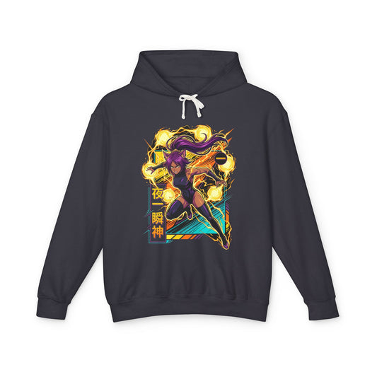 Yoruichi Shihouin Bleach Stealth Forces Leader Former Captain Portrait Unisex Premium Hoodie