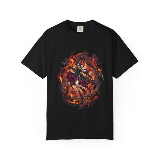 Arknights Endfield Laevatein Enlightened Mind Crimson Edge Premium T-Shirt