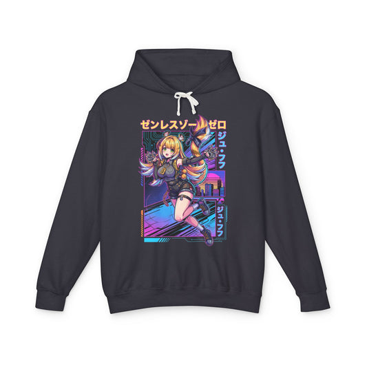 Ju Fufu Zenless Zone Zero Synthwave Retro Neon Tiger Unisex Premium Hoodie