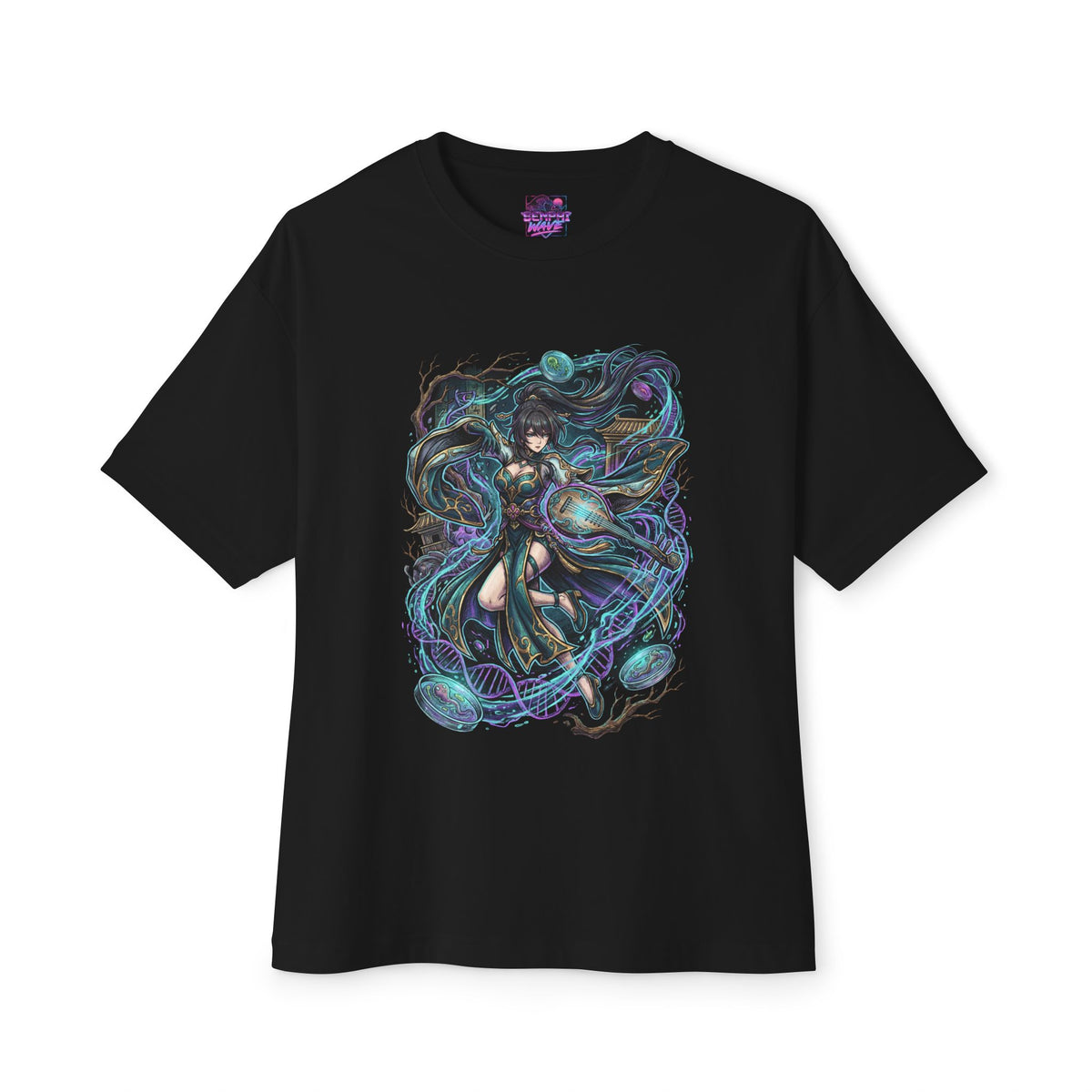 Honkai Star Rail Ruan Mei DNA Ribbons Fan Art Oversized T-Shirt
