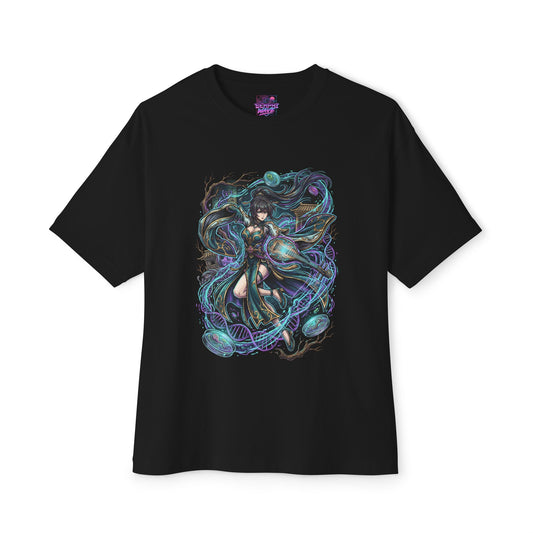Honkai Star Rail Ruan Mei DNA Ribbons Fan Art Oversized T-Shirt