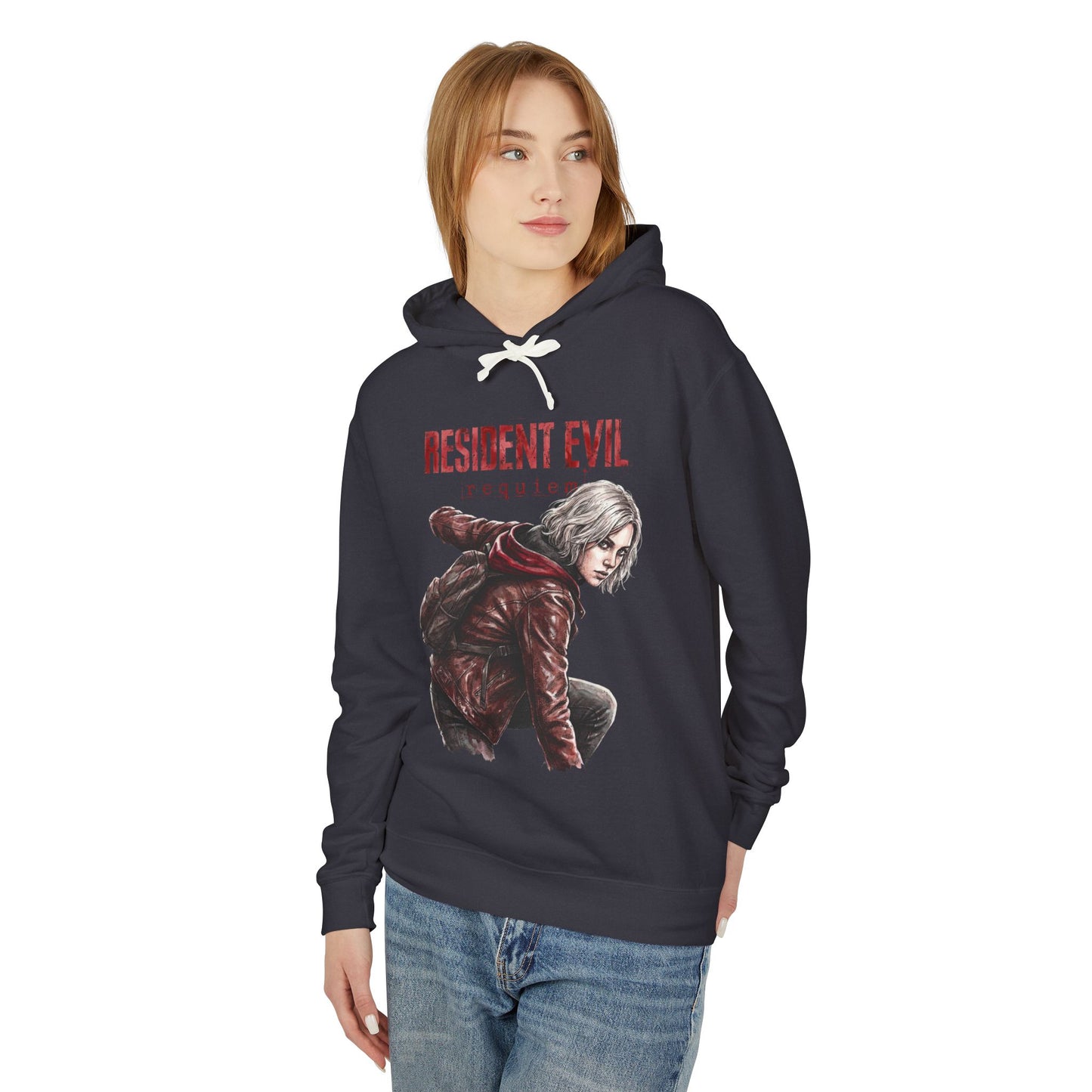Resident Evil Requiem Grace Ashcroft Unisex Premium Hoodie