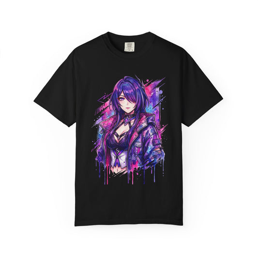 Honkai Star Rail Acheron Galaxy Ranger Mysterious Beauty Art Premium T-Shirt