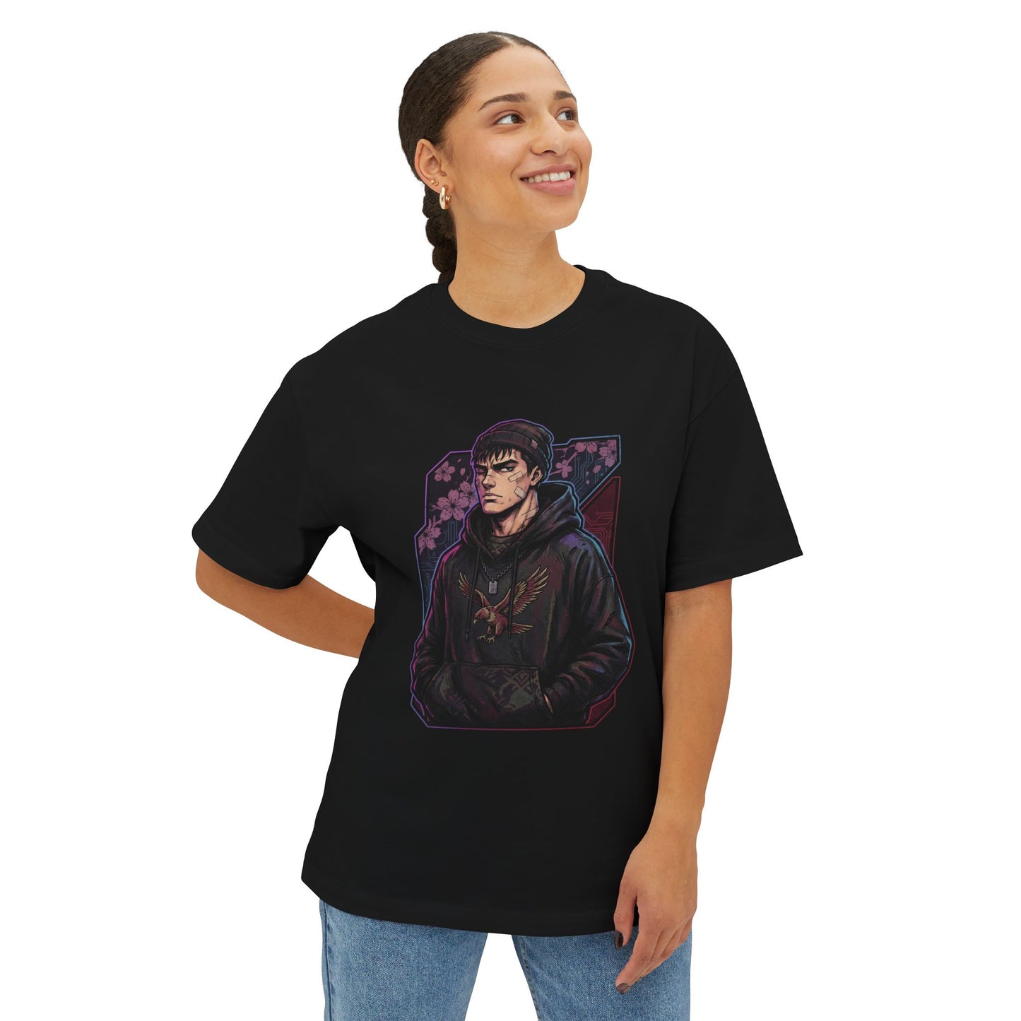 Guts Berserk: The Black Swordsman Struggler Premium Oversized Unisex T-Shirt