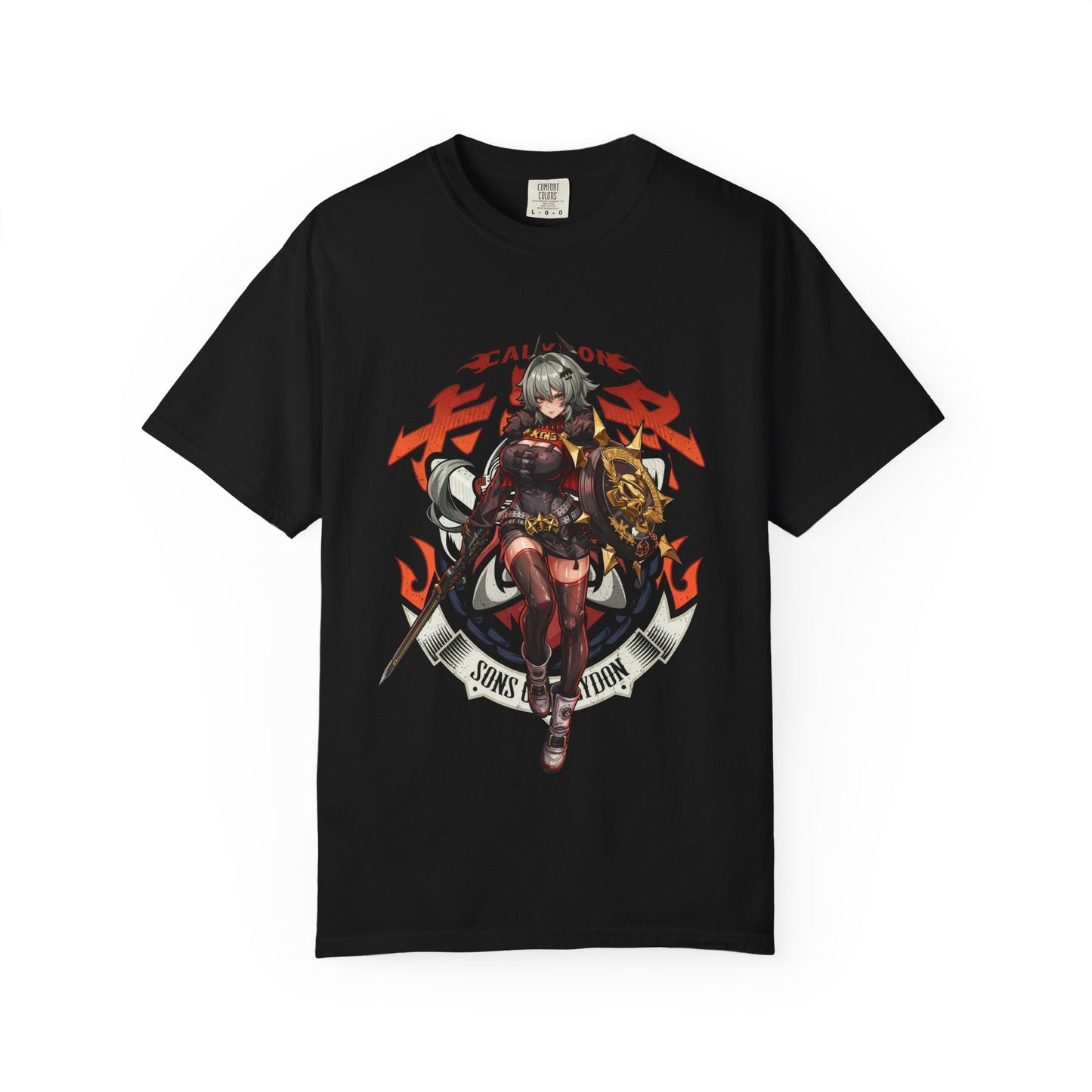 ZZZ Caesar King Green Hair Bull Horns Portrait Premium T-Shirt