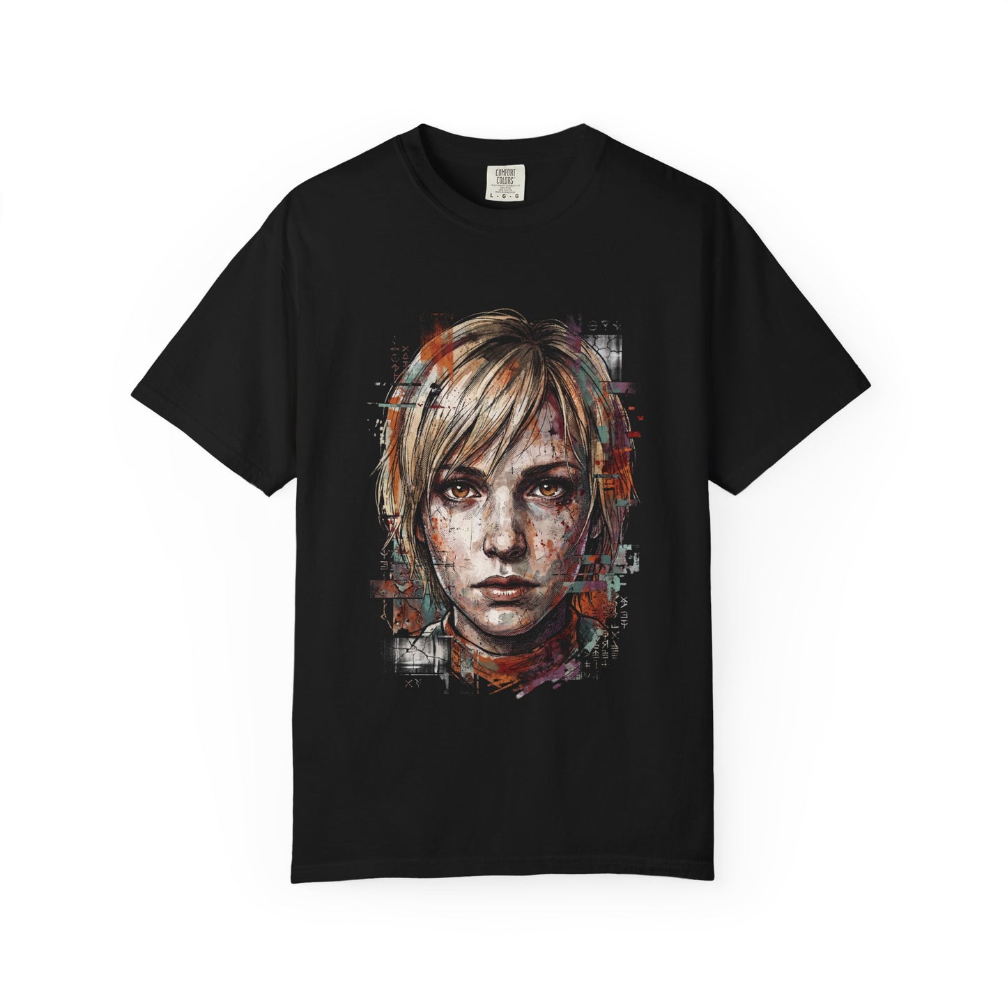 Silent Hill 3 Heather Mason Denim Vest Butterfly Knife Portrait Premium T-Shirt