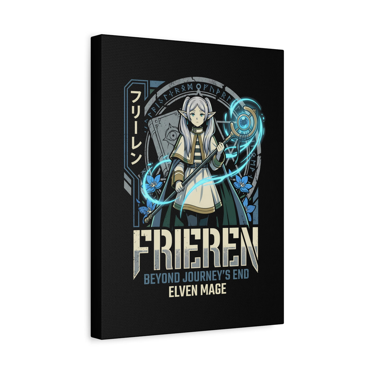 Frieren Beyond Journey's End Elven Mage Staff Canvas Print