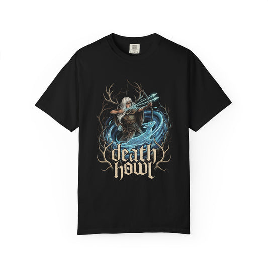 Death Howl Video Game Pixel Art Howling Mountain Premium T-Shirt