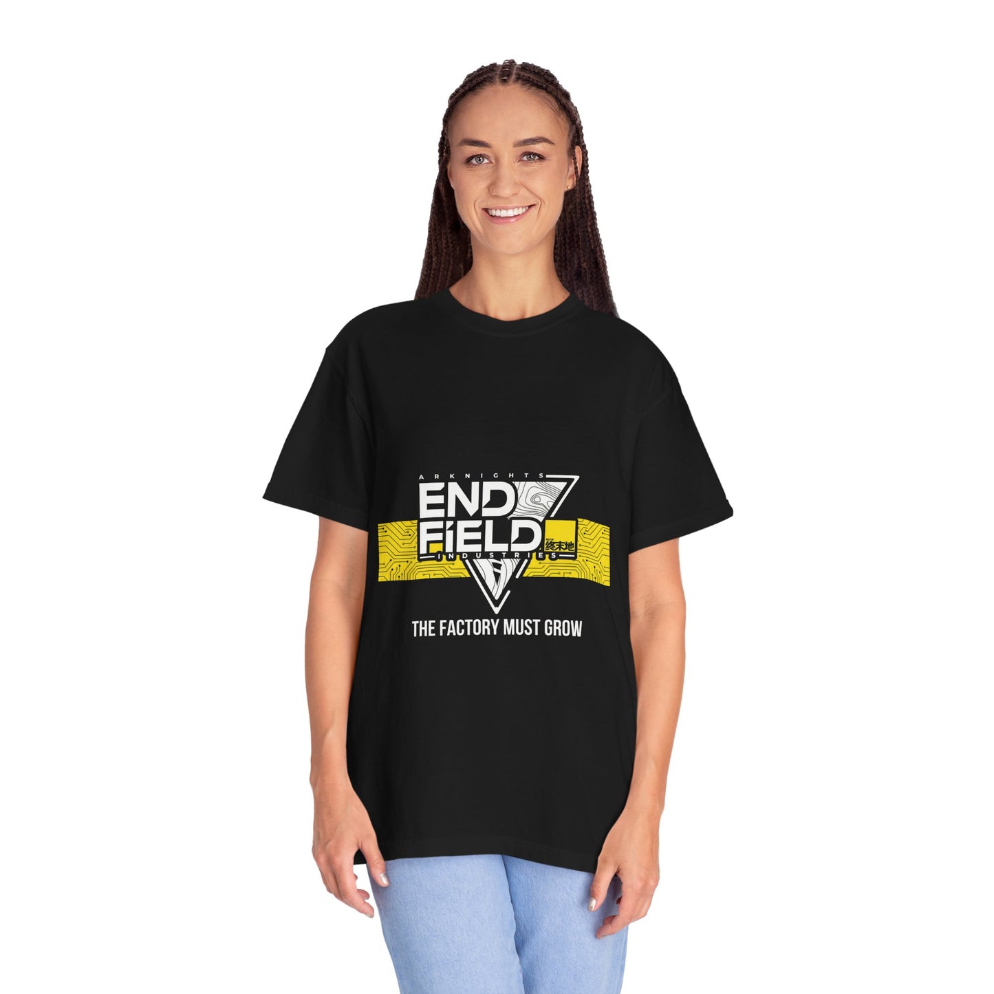 Arknights Endfield The Factory Must Grow Meme Factory Expansion Automation Endless Build Premium T-Shirt