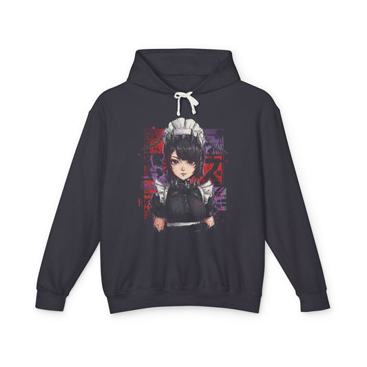 Ellen Joe ZZZ Shark Tail Maid Scissors Portrait Unisex Premium Hoodie