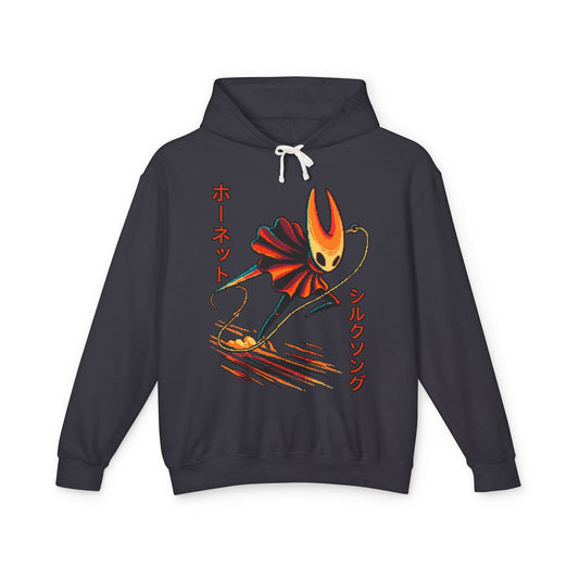 Hornet Silksong Vaporwave – Neon Needle Princess Unisex Premium Hoodie
