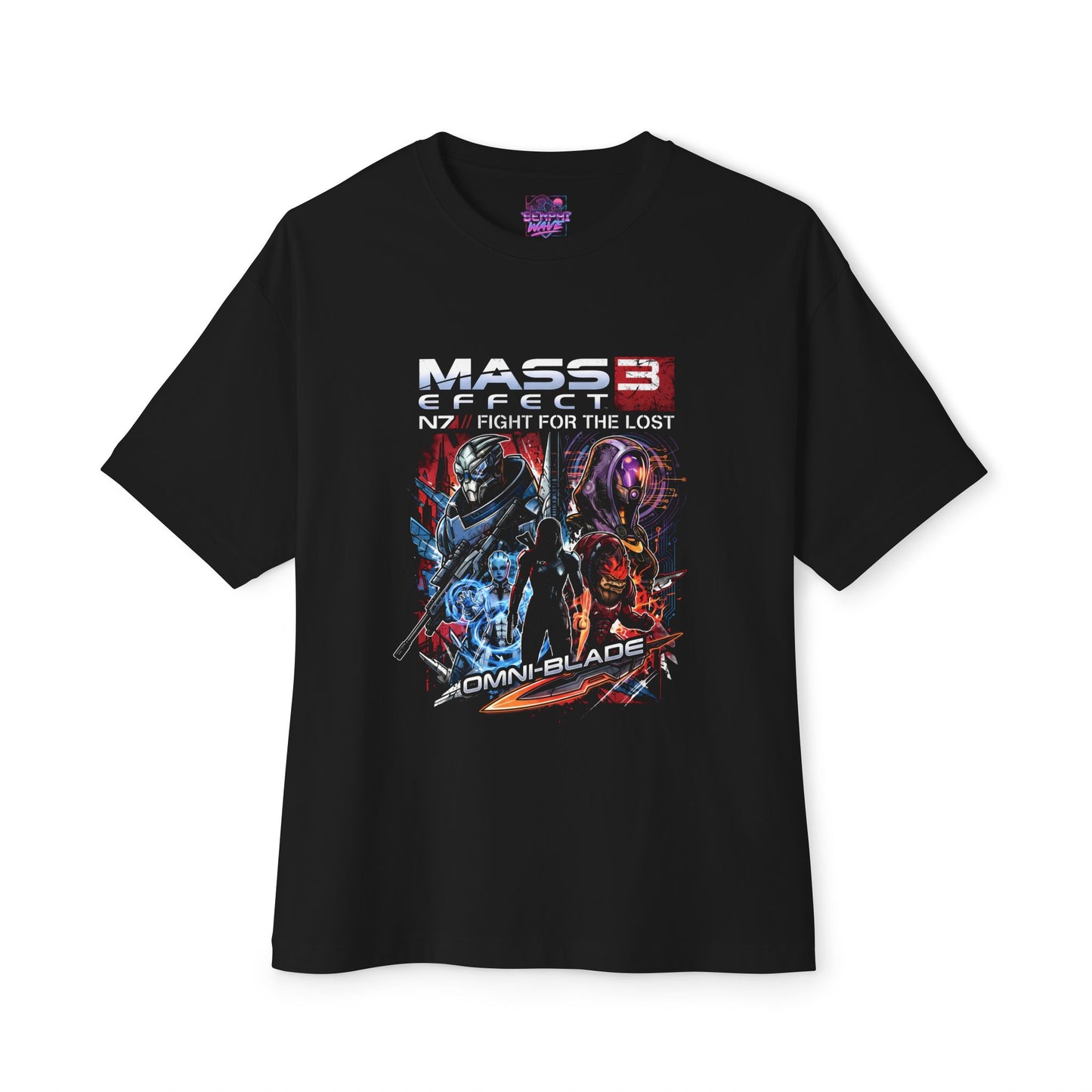 Mass Effect Spectre Agent Operating Beyond Citadel Council Authority Premium Oversized Unisex T-Shirt