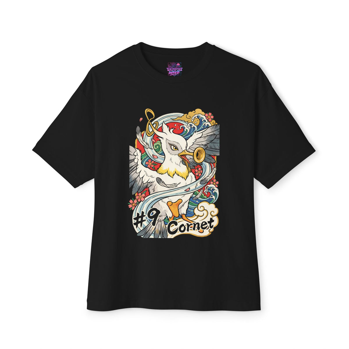 Cornet Aniimo Ukiyo-e Creature Art - Oversized Premium Tee