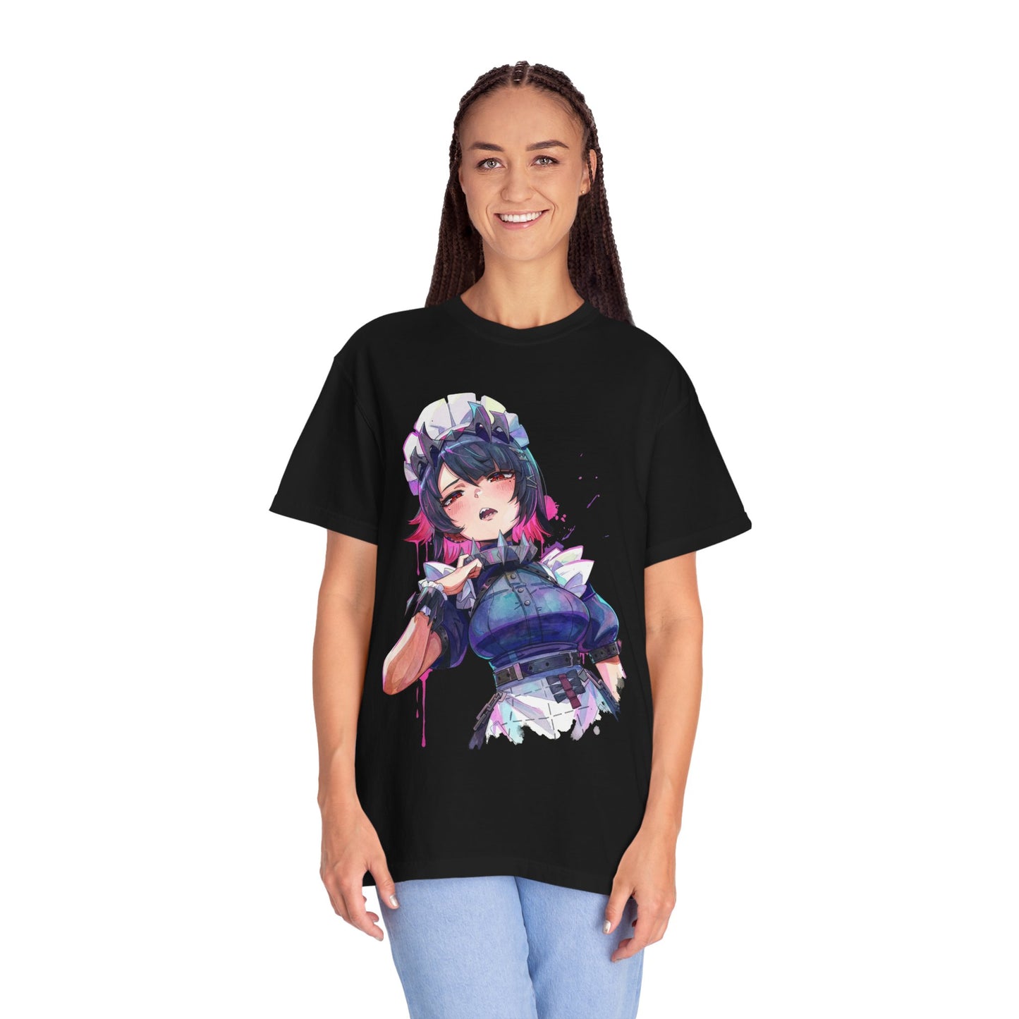 Ellen Joe ZZZ Black Red Maid Jacket Short Skirt Art Premium T-Shirt