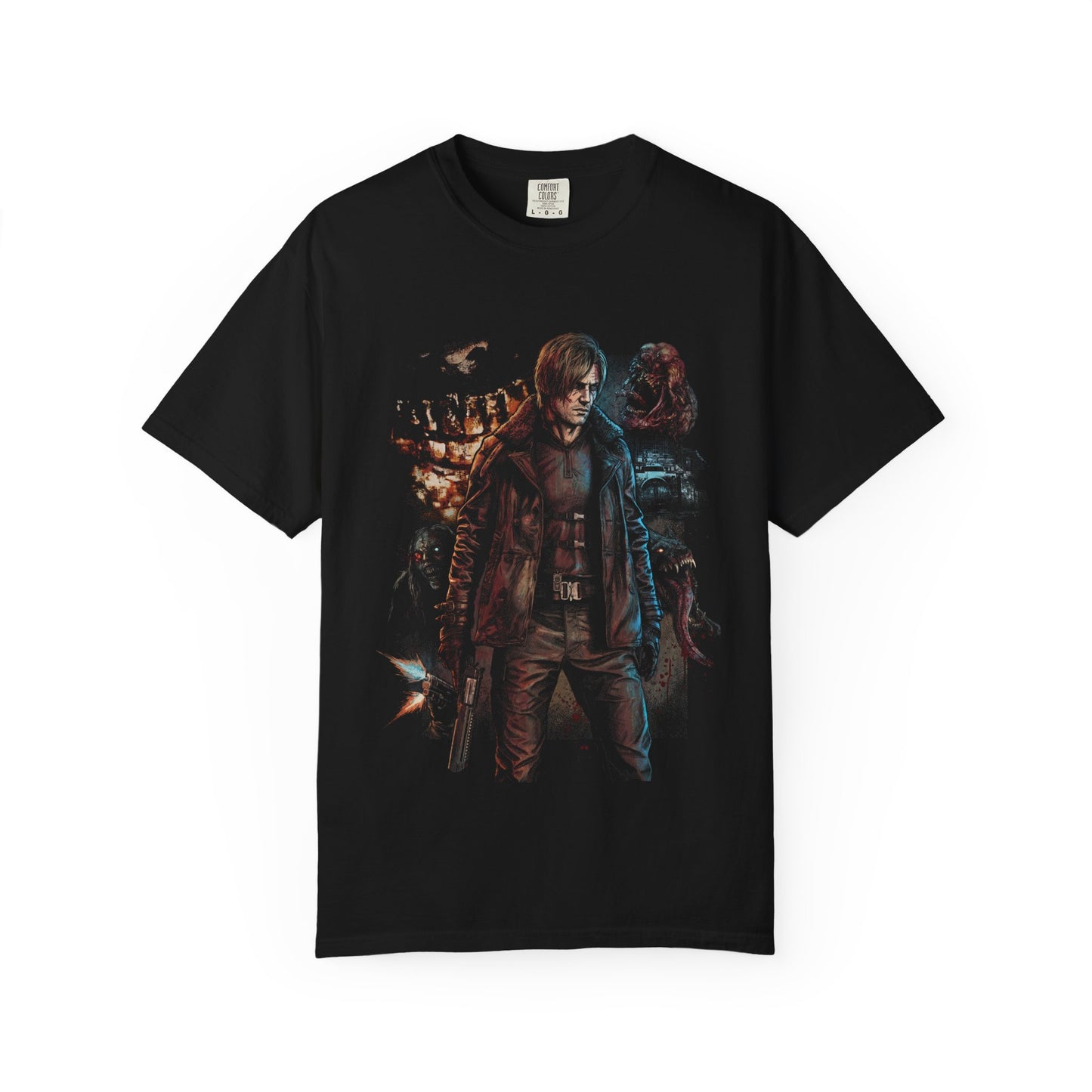 RE Requiem Grace Leon Dual Protagonist Chainsaw Charlies Grunge Horror Premium T-Shirt