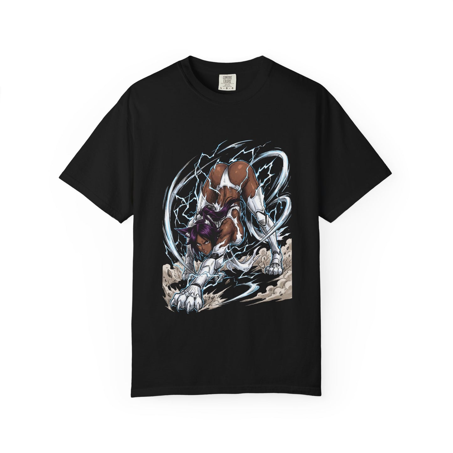 Yoruichi Shihouin Bleach Former Captain 2nd Division Retro Anime Art Premium T-Shirt