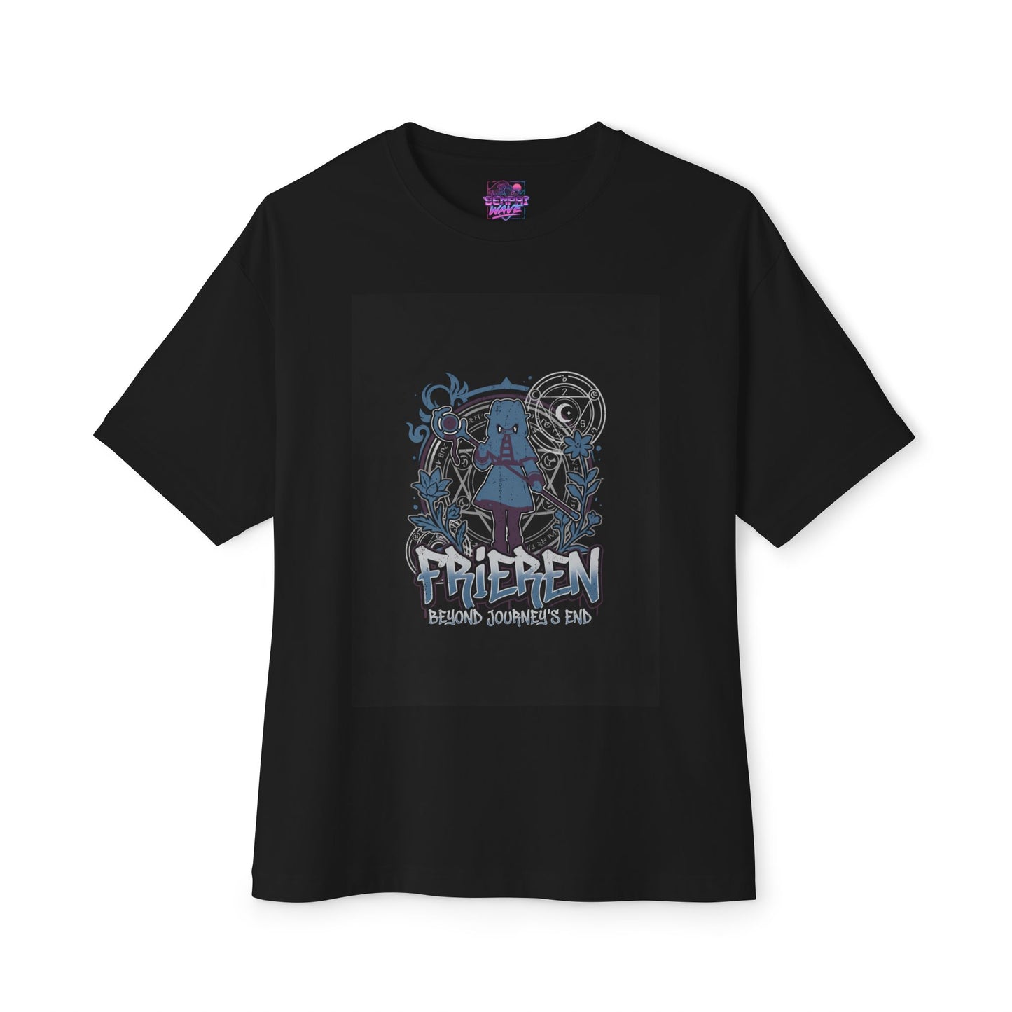 Immortal Journey Mage Silver Hair Icon Premium Oversized Unisex T-Shirt