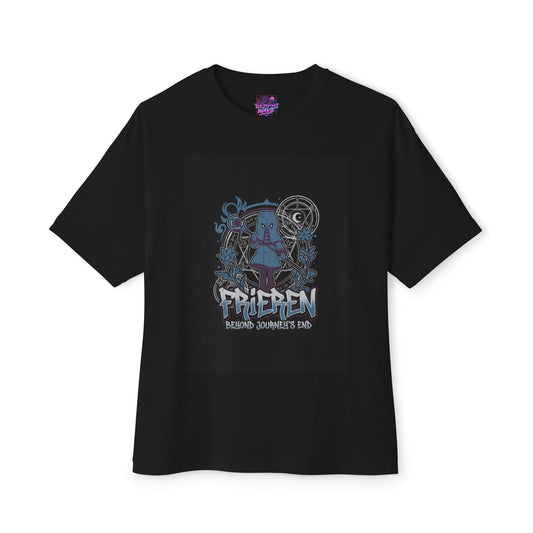 Immortal Journey Mage Silver Hair Icon Premium Oversized Unisex T-Shirt