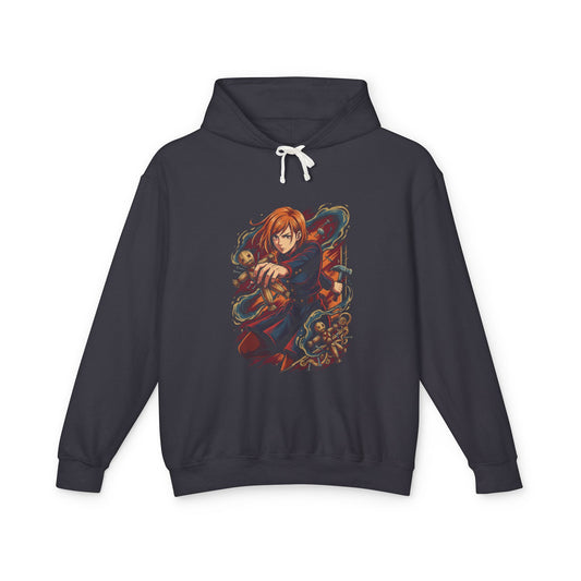 Jujutsu Kaisen Nobara Kugisaki Hammer Nails Portrait Unisex Premium Hoodie