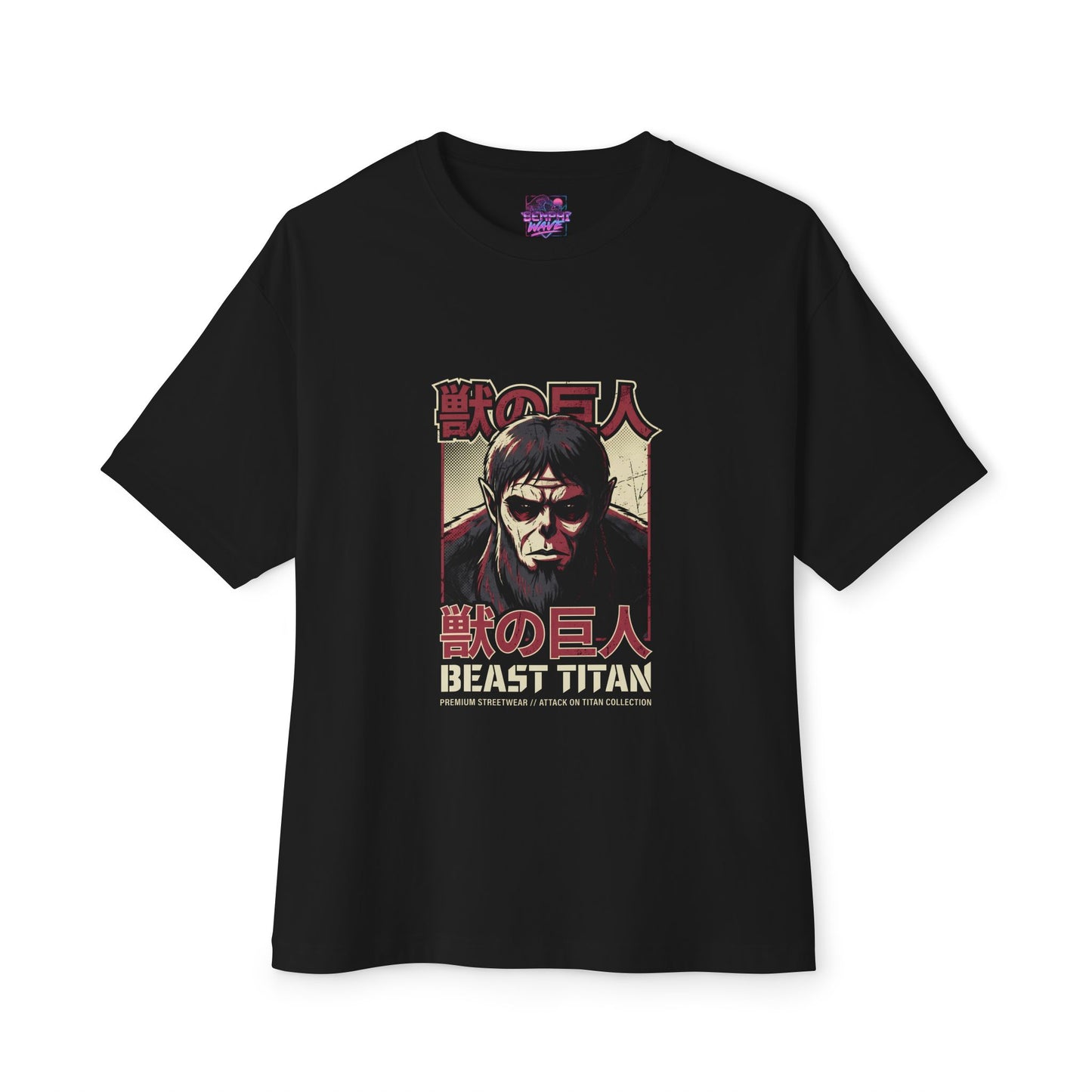 Attack on Titan Beast Titan Anime Manga Graphic Tee Premium Oversized Unisex T-Shirt
