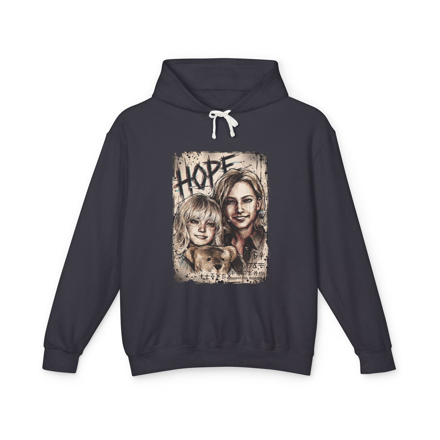 Emily & Grace Ashcroft Hope Resident Evil Requiem Design Photo Unisex Premium Hoodie