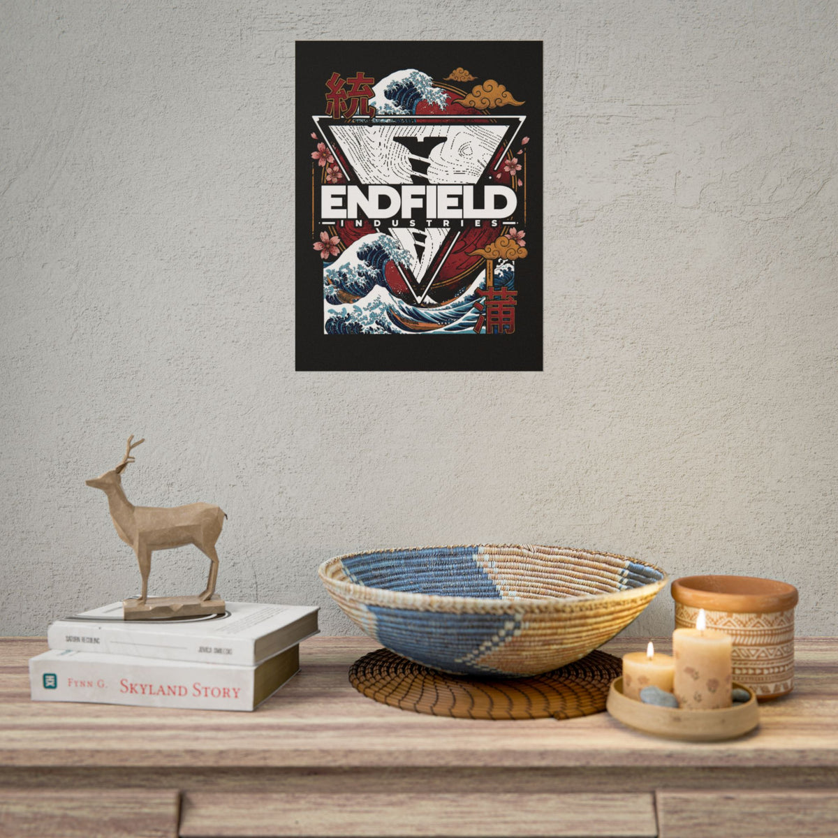 Arknights Endfield Industries Great Wave Crest Poster