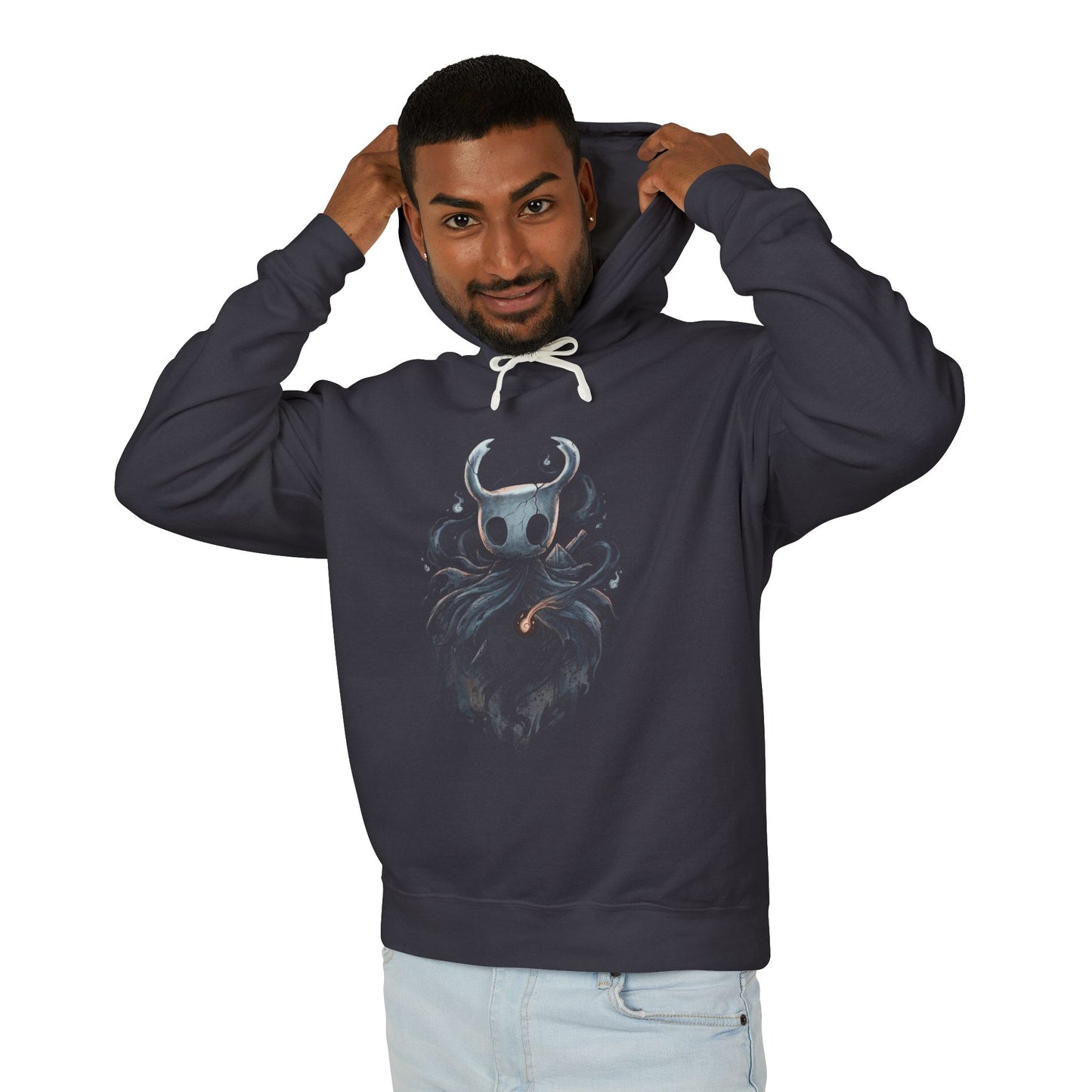 Ghost Hollow Knight Silent Protagonist Portrait Unisex Premium Hoodie