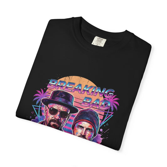 Walter White Jesse Pinkman Breaking Bad Iconic Heisenberg Portrait Premium T-Shirt
