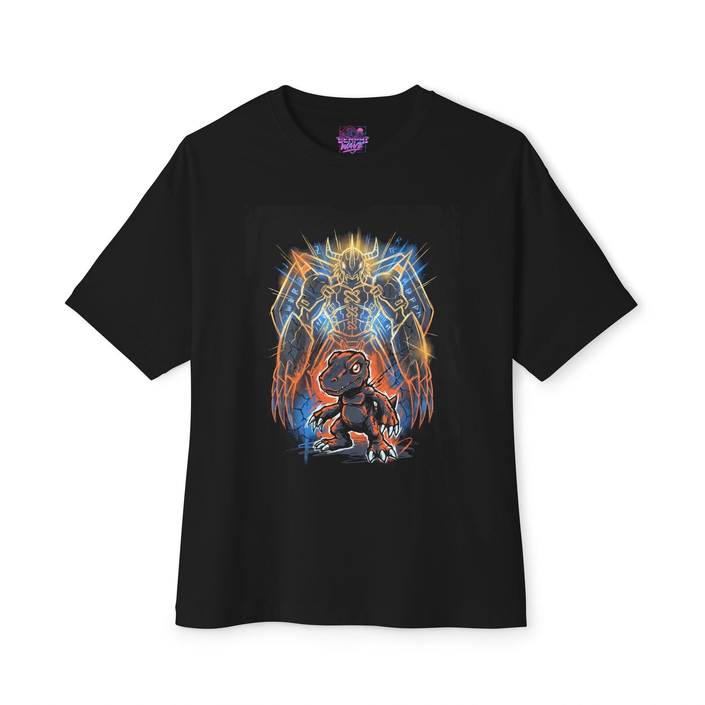 Agumon Evolutions: Greymon MetalGreymon WarGreymon Premium Oversized Unisex T-Shirt