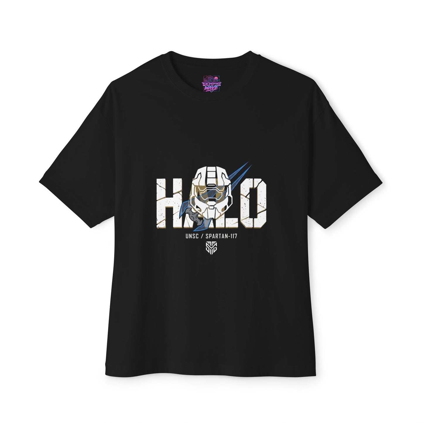 Master Chief Halo: Energy Sword & Plasma Rifle Premium Oversized Unisex T-Shirt