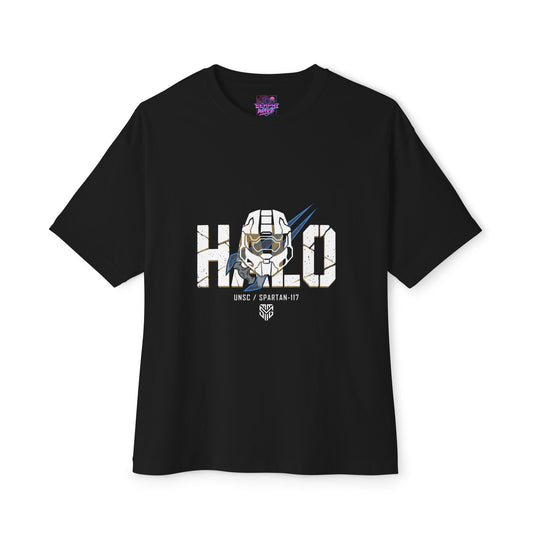 Master Chief Halo: Energy Sword & Plasma Rifle Premium Oversized Unisex T-Shirt