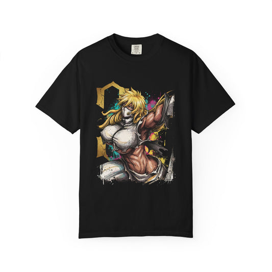 Shark-Themed Arrancar Inspired – Long Braids Tall Build Battle Ready Premium T-Shirt