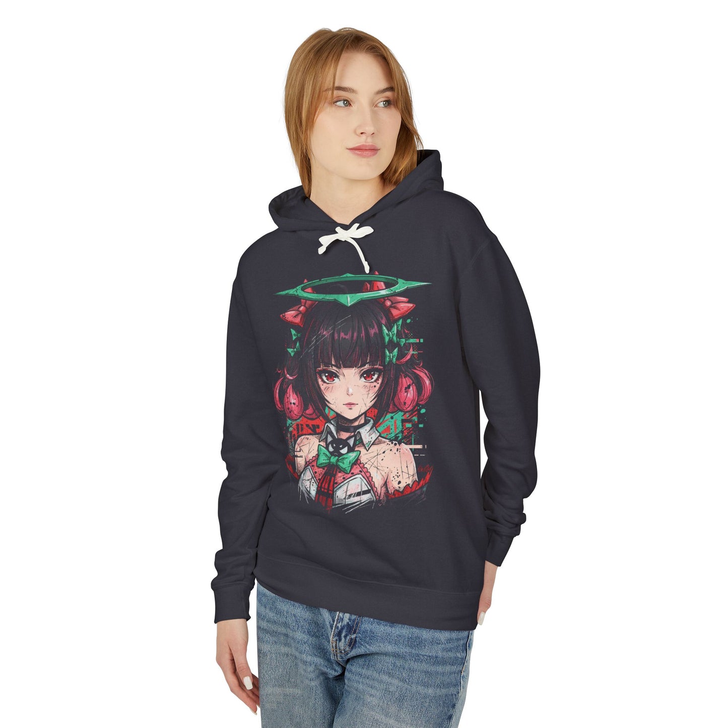 Zenless Zone Zero Nangong Yu Captain Angels of Delusion Vaporwave Unisex Premium Hoodie