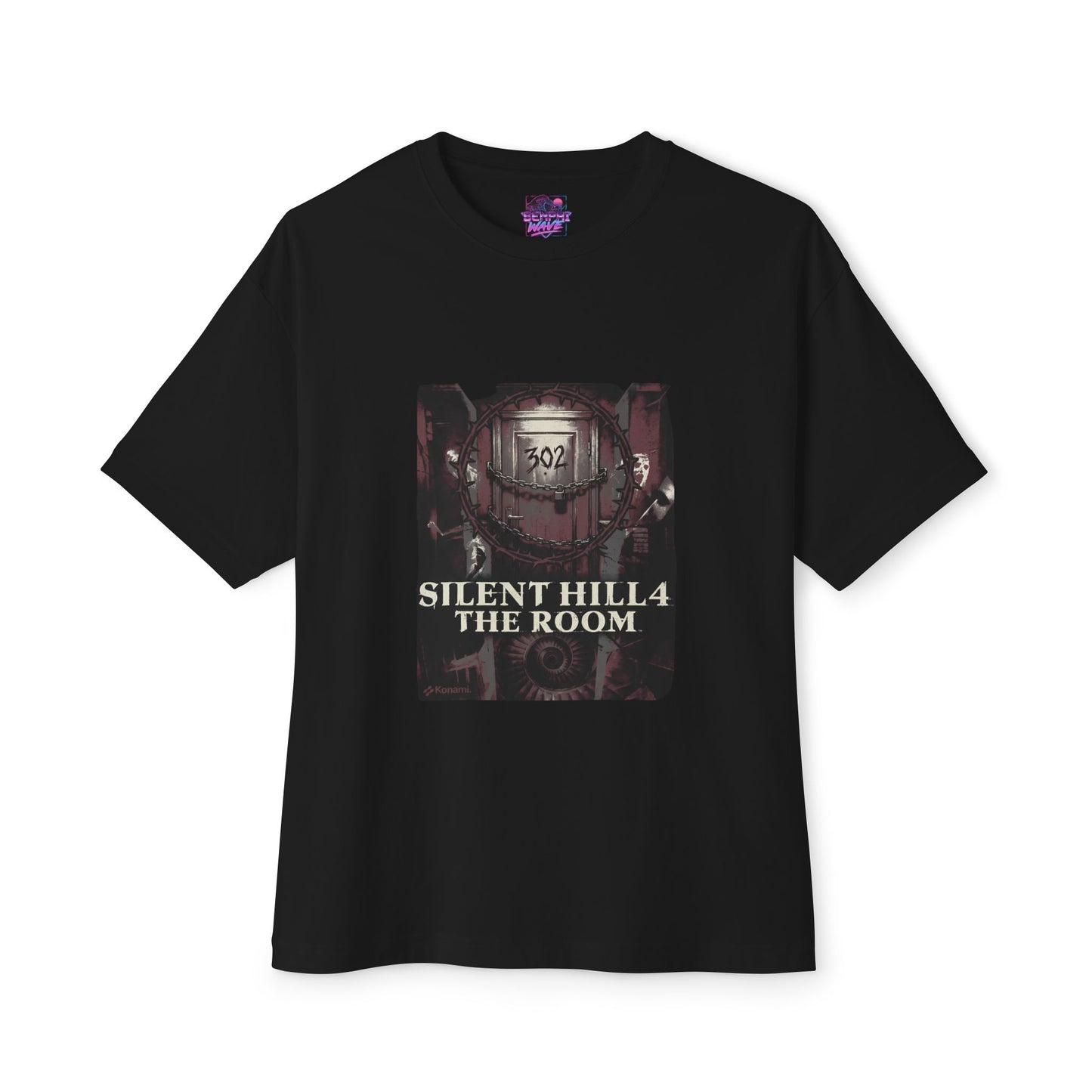 Silent Hill 4: The Room Henry Townshend Box Art Premium Oversized Unisex T-Shirt