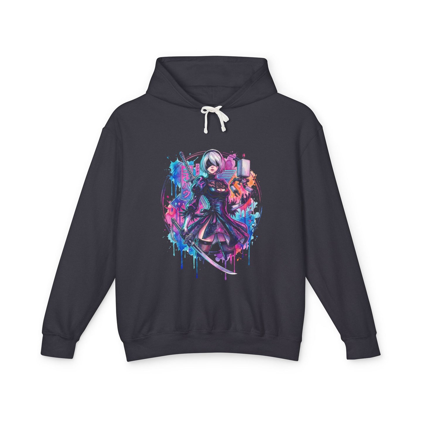 NieR Automata 2B Skirt Slit Combat Unisex Premium Hoodie