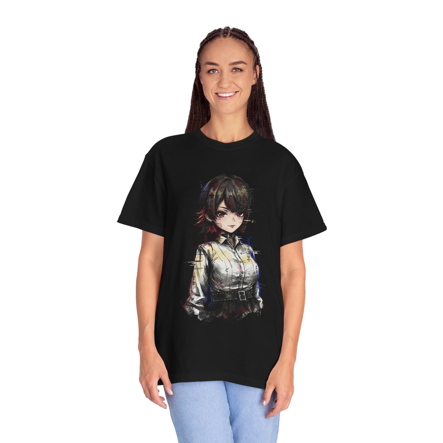 Ellen Joe ZZZ Sharp Scissors Ice Burst Portrait Premium T-Shirt