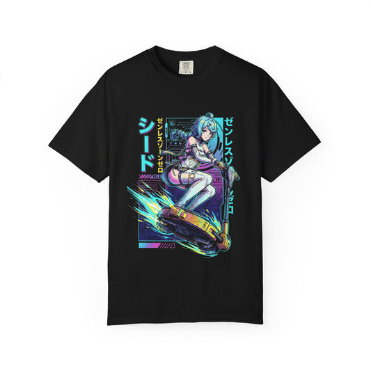 Zenless Zone Zero Seed Retro Retrowave Electric Demon Premium T-Shirt