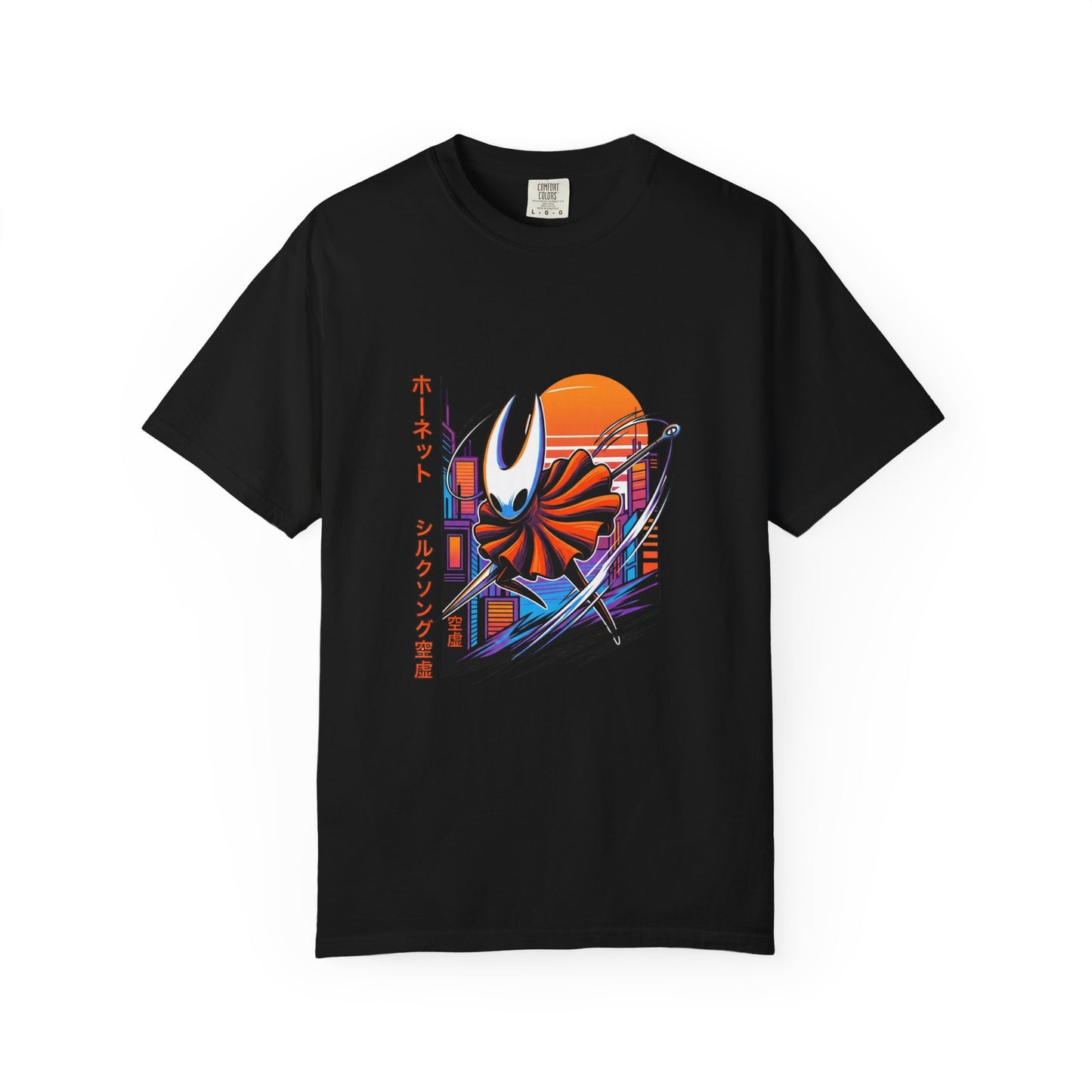 Hornet Silksong Vaporwave – Neon Needle Princess Premium T-Shirt