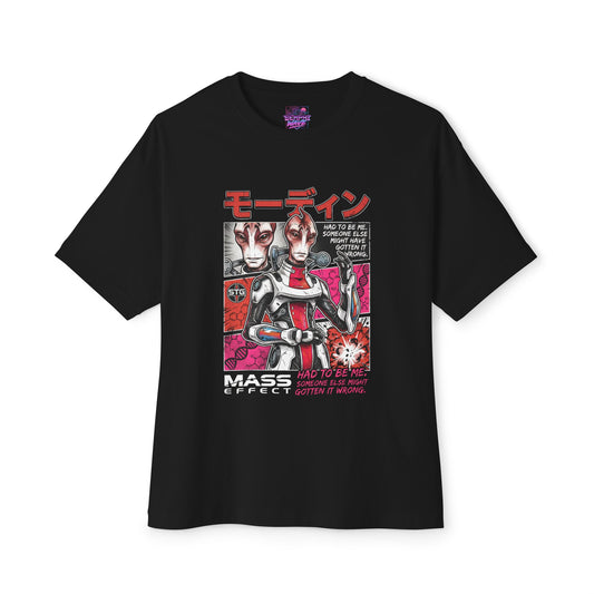 Mass Effect Mordin Had to Be Me Comic Panel Fan Art Oversized T-Shirt