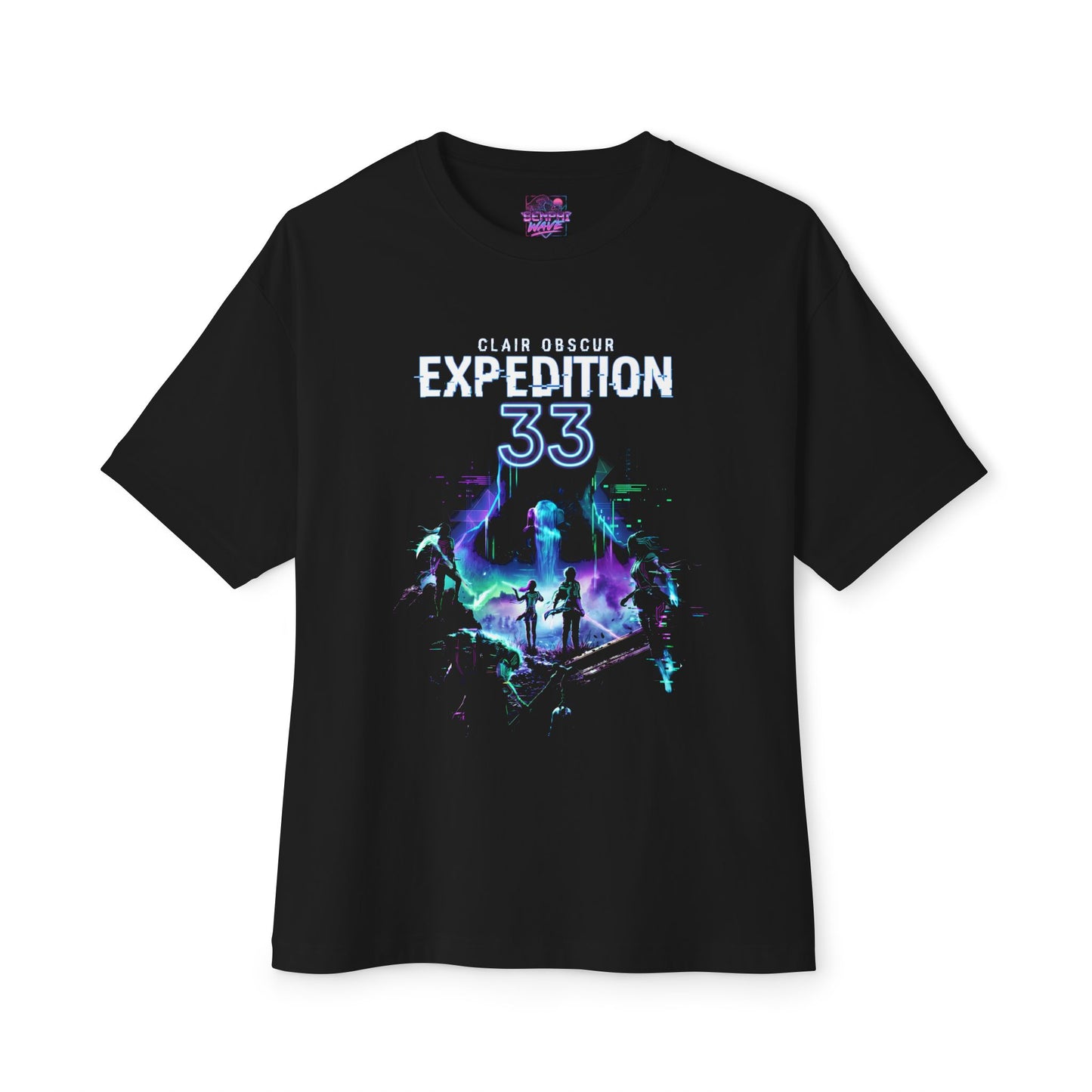 Expedition 33 Clair Obscur Painterly Style Facing the Paintress Premium Oversized Unisex T-Shirt