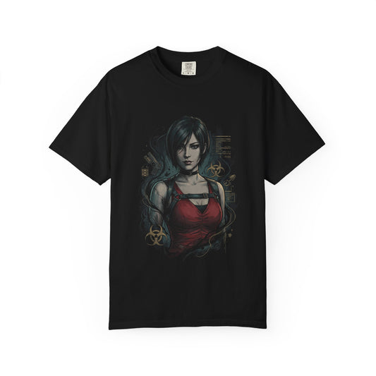 Resident Evil Ada Wong Grunge Horror Design Premium T-Shirt