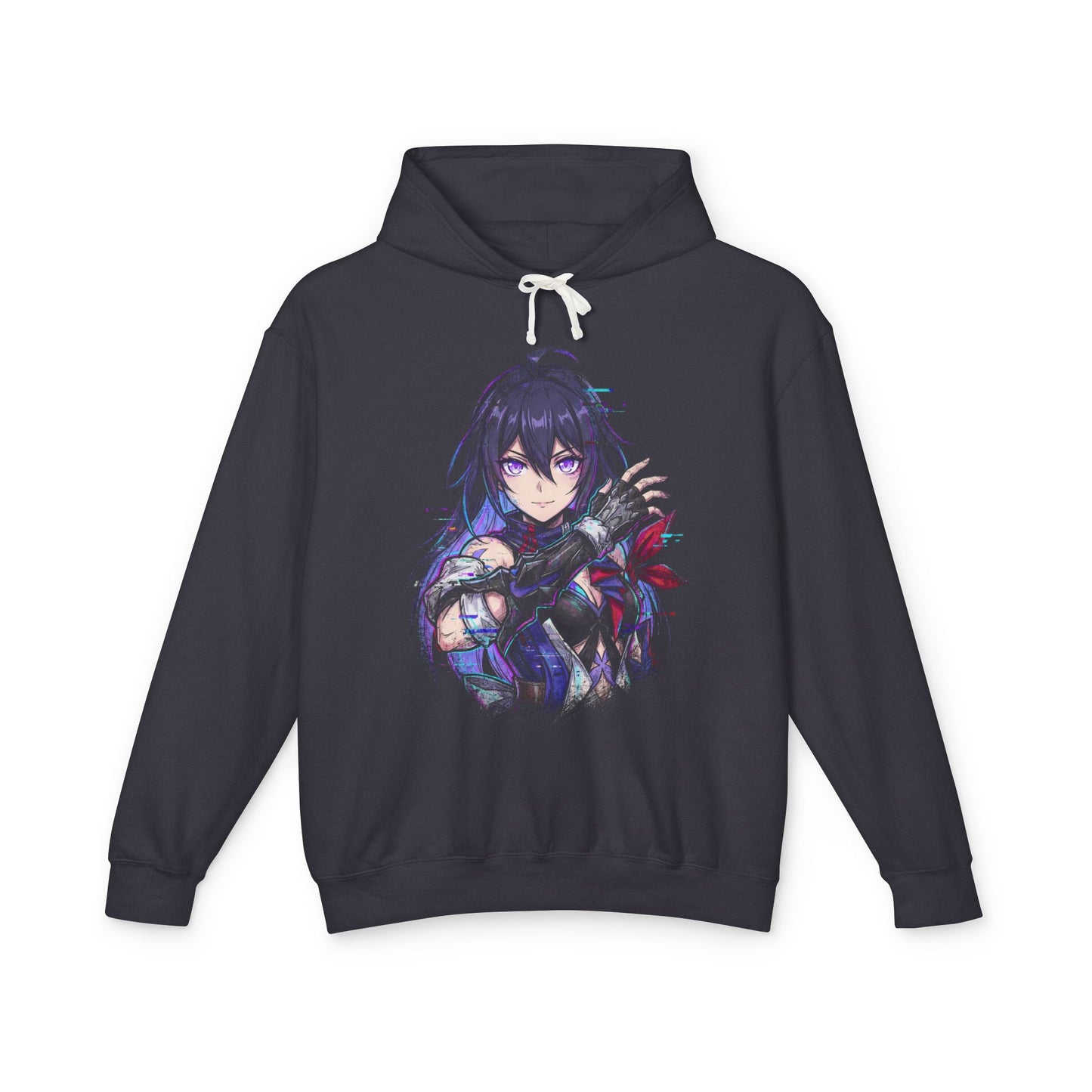 Seele HSR Purple Hair Butterfly Motif Quantum Hunt Portrait Unisex Premium Hoodie