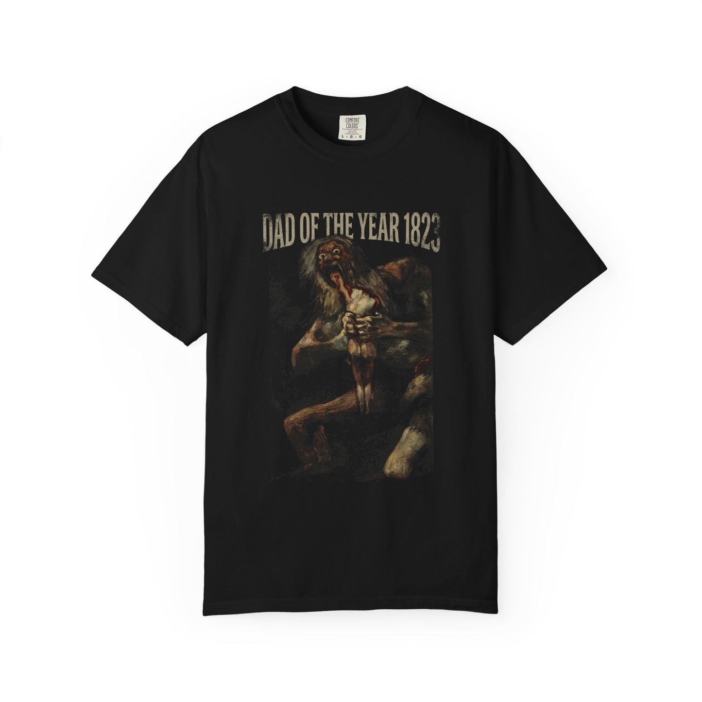 Saturn Devouring His Son Meme – Relatable Family Dinner Cursed Humor Devour me Daddy Premium T-Shirt