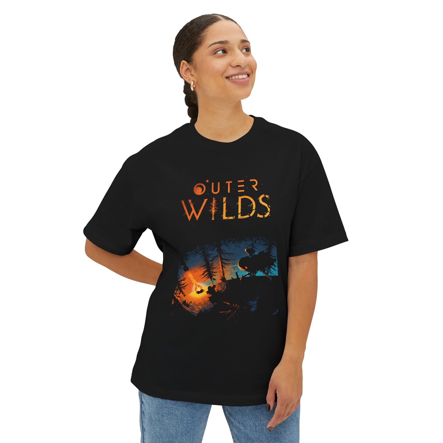 Outer Wilds Time Loop – Timber Hearth Space Adventure Premium Oversized Unisex T-Shirt