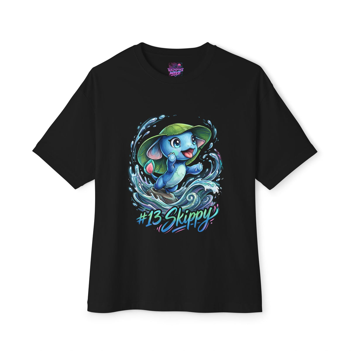 Skippy Aniimo Elemental Burst Creature Art - Oversized Premium Tee