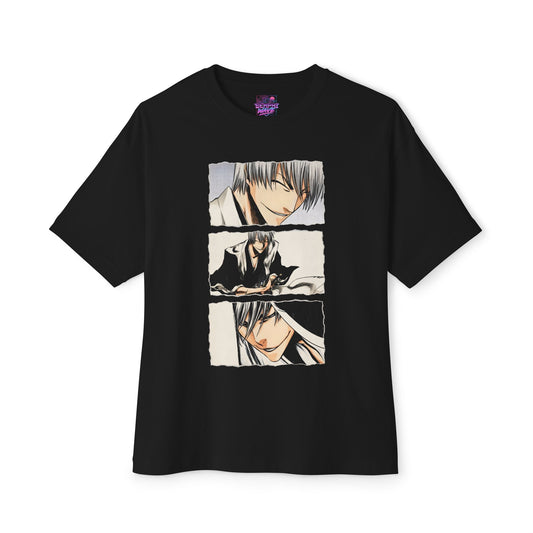 Gin Ichimaru Bleach Manga Scene Vintage Streetwear Oversized Shirt