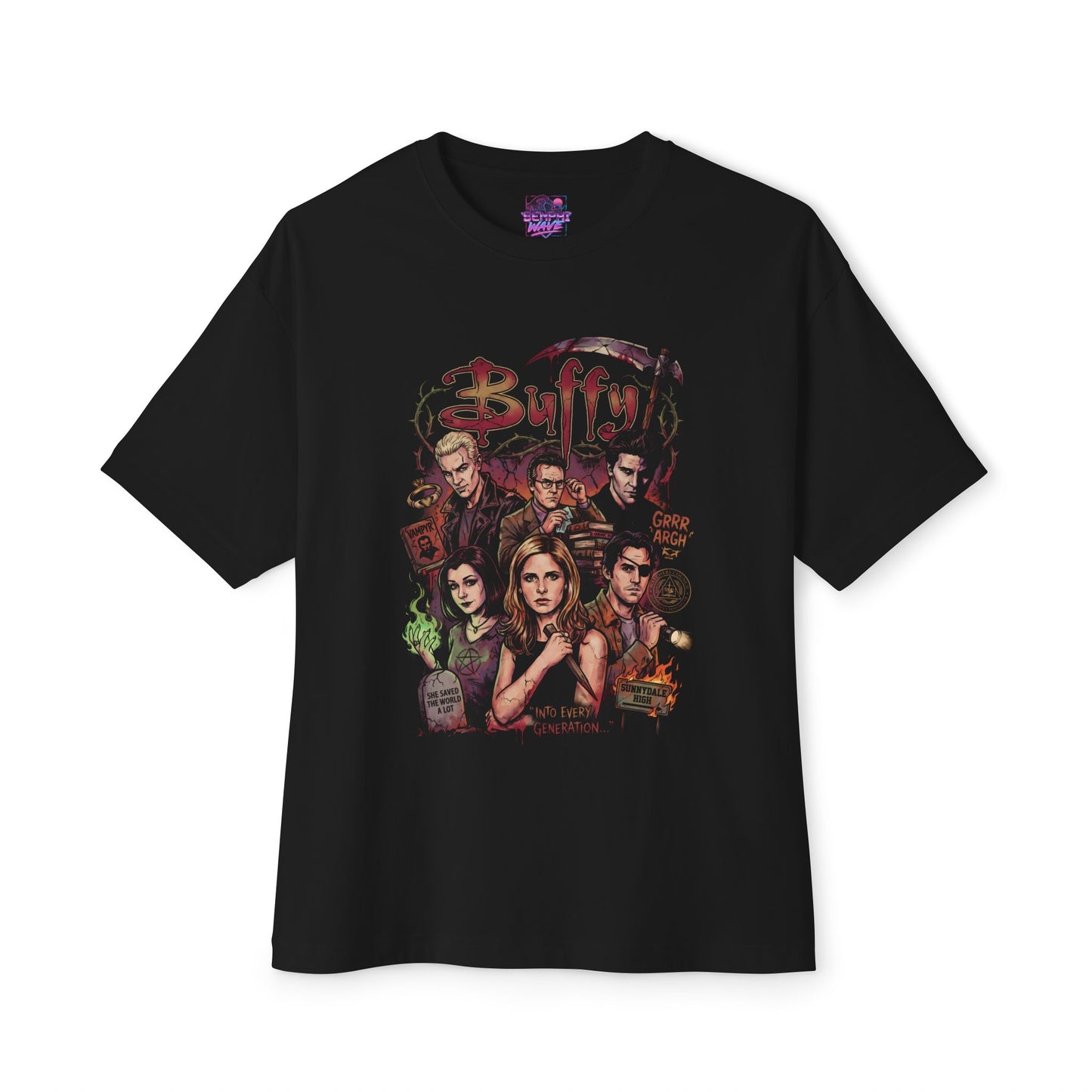 Buffy Summers Stake Ready – Vampire Slayer Legend Premium Oversized Unisex T-Shirt